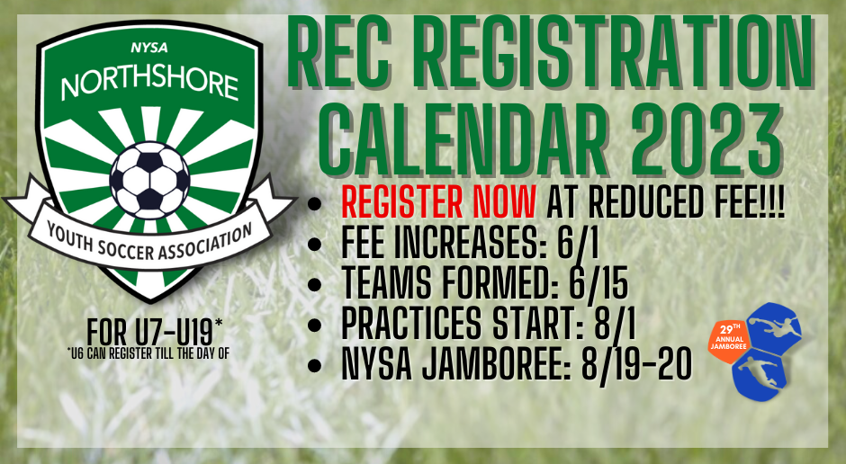 Rec Registration Calendar 2023